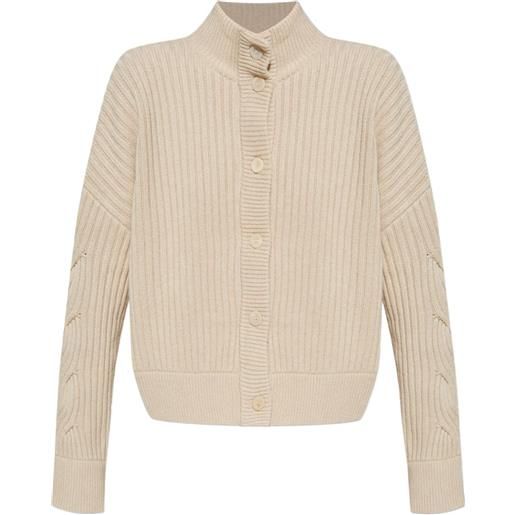 Max Mara cardigan a coste - toni neutri