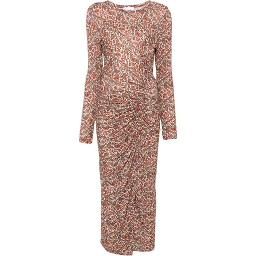 MARANT ÉTOILE abito midi jelina - rosso