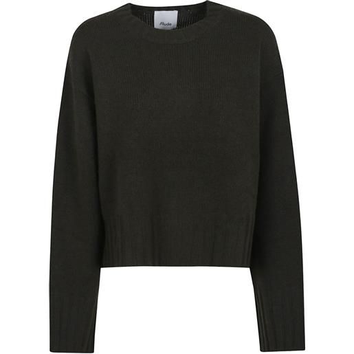 Allude maglione girocollo - nero