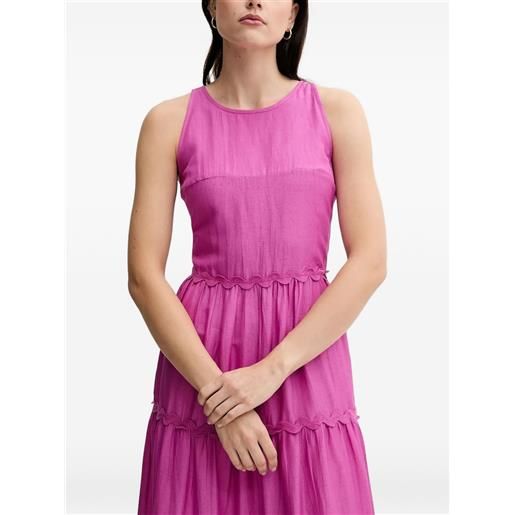Pedro Del Hierro abito midi con decorazione - rosa