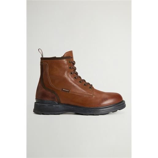 Woolrich uomo anfibi grove in vacchetta marrone taglia 39