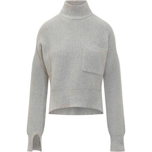 Marni maglione a collo alto - grigio