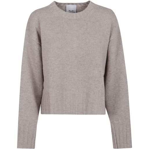 Allude maglione con bordo a coste - toni neutri
