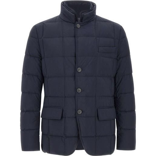 Fay piumino con bottoni - blu