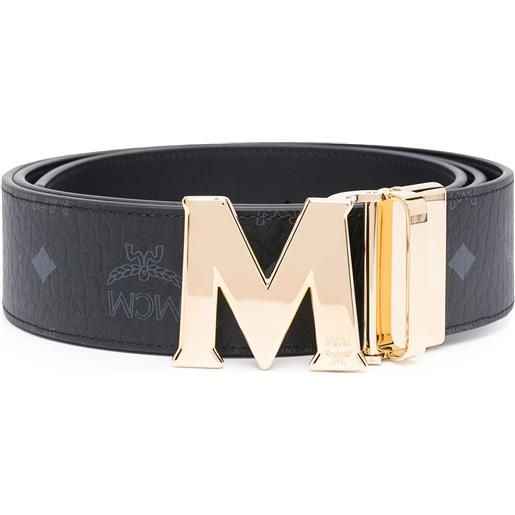 MCM cintura claus m reversibile - nero