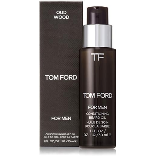 Tom ford beard oil oud wood 30 ml olio per nutrire e ammorbidire la barba