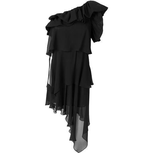 Givenchy vestito monospalla - nero