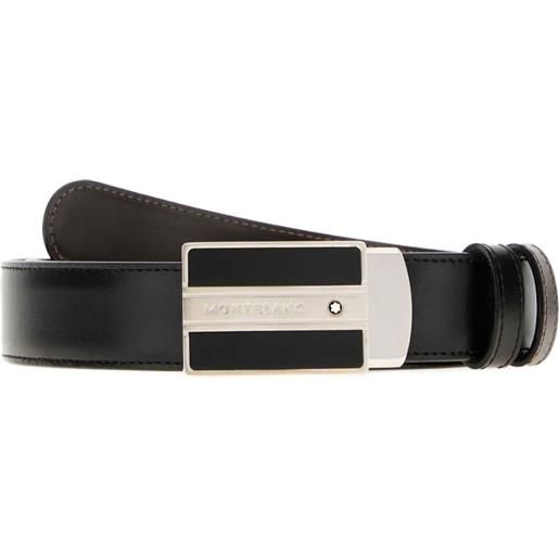 Montblanc cintura in pelle - nero