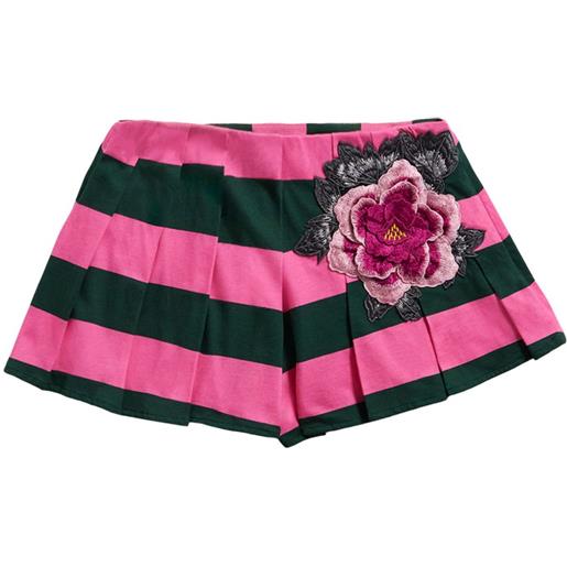 AREA shorts a righe - rosa