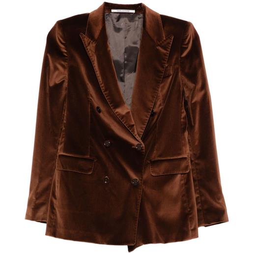 Tagliatore blazer doppiopetto - marrone