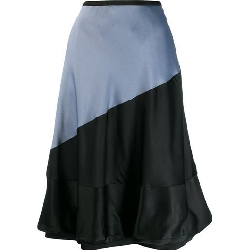 LOEWE gonna con design color-block - grigio