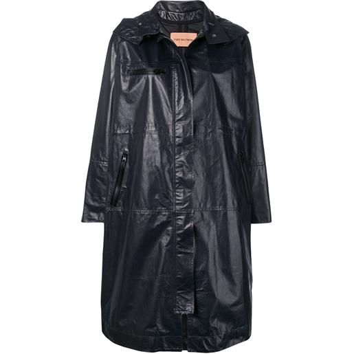 Yves Salomon parka oversize - blu