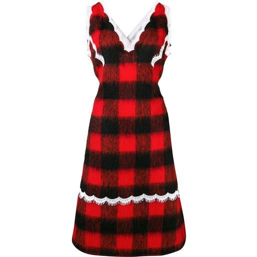 Calvin Klein abito a quadri - nero