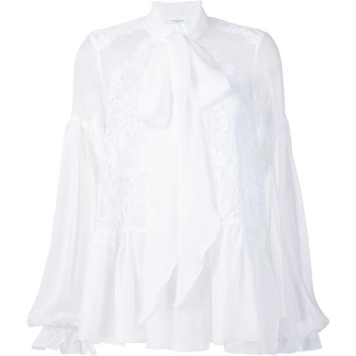 Givenchy blusa svasata - bianco