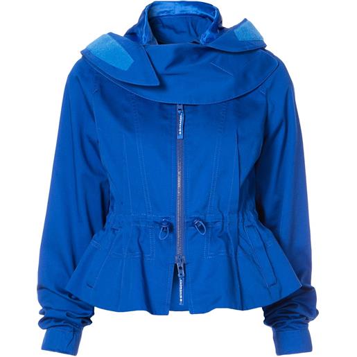 Givenchy peplum hem jacket - blu