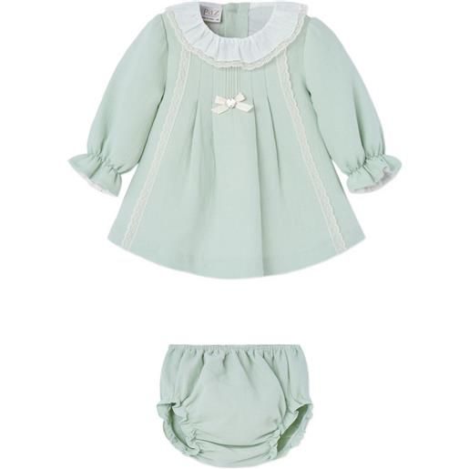 Paz Rodriguez abiti con ruches (2 pezzi) - verde