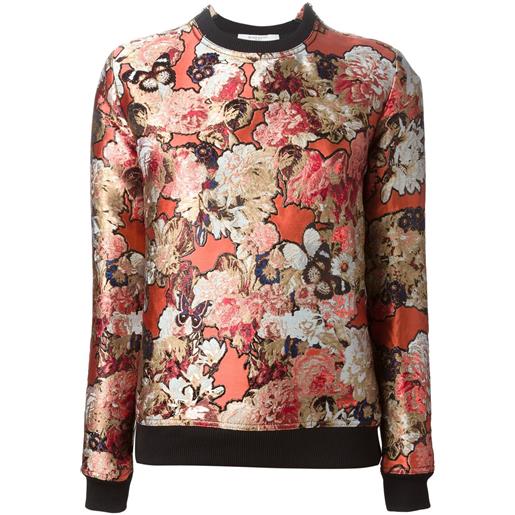 Givenchy floral embroidered sweatshirt - giallo