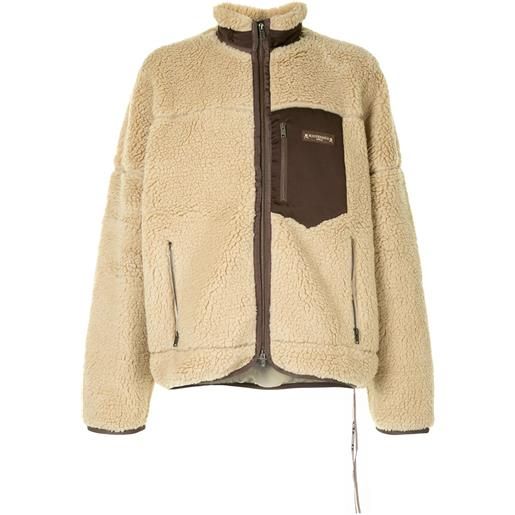 Mastermind World giacca con cappuccio - marrone