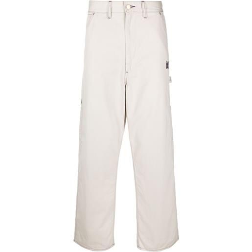 Needles pantaloni a gamba ampia Needles x smith's - toni neutri