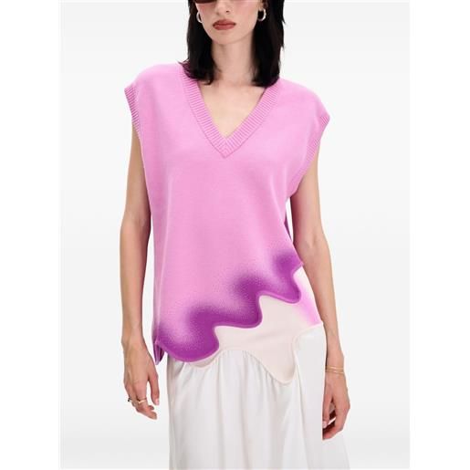 PH5 canotta con scollo a v - rosa