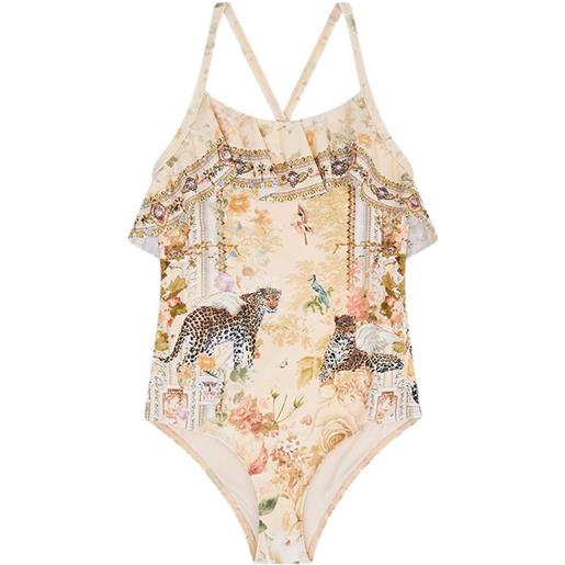 Camilla Kids costume intero leopardato - toni neutri