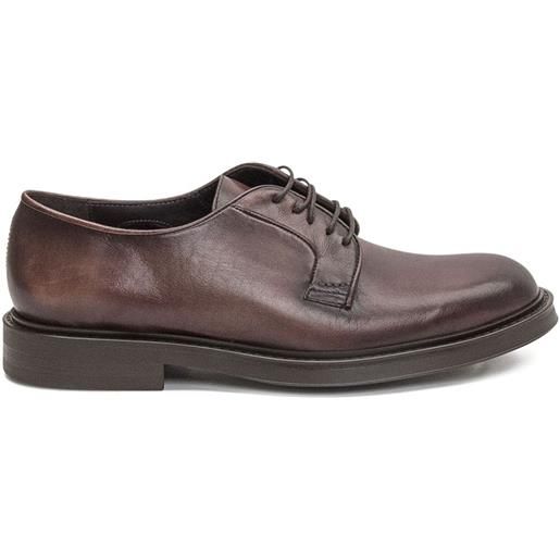sturlini firenze derby stringate in pelle - marrone
