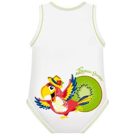 Jbimbi j-bimbi body 0-36m bio cotton summer tropical pappagallo