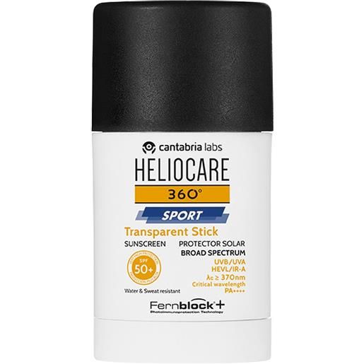 Heliocare 360 sport transparent stick protezione solare spf50+ 25g