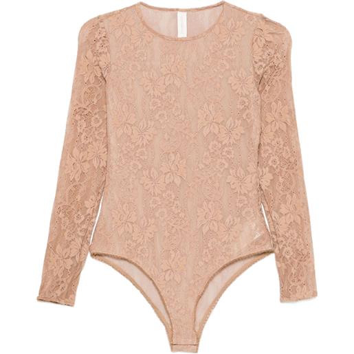 ZIMMERMANN body a fiori - toni neutri