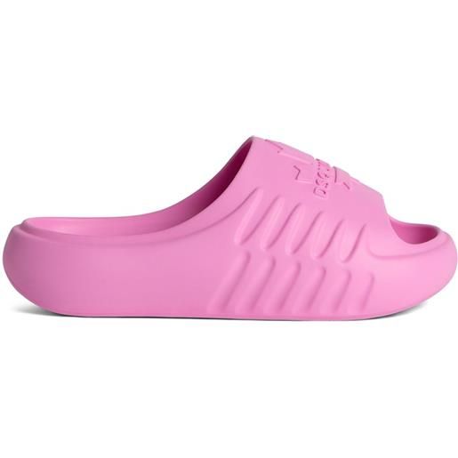DSQUARED2 sandali slides a punta aperta - rosa