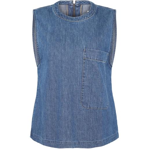 TWP top denim - blu