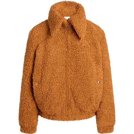 Patou bomber a collo alto - marrone