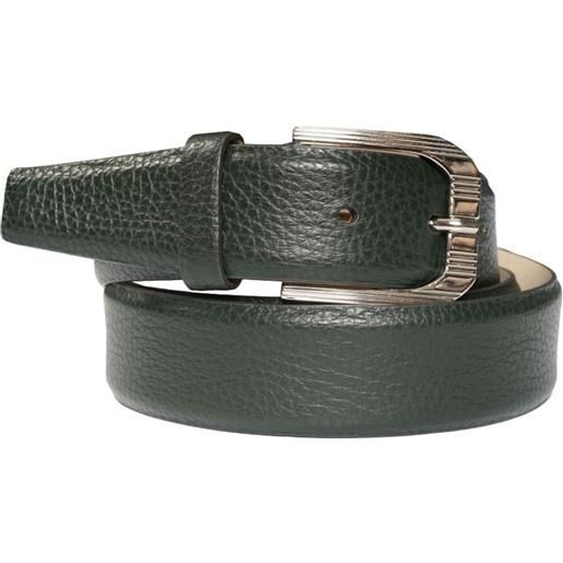 Brunello Cucinelli cintura in pelle zigrinata - toni neutri