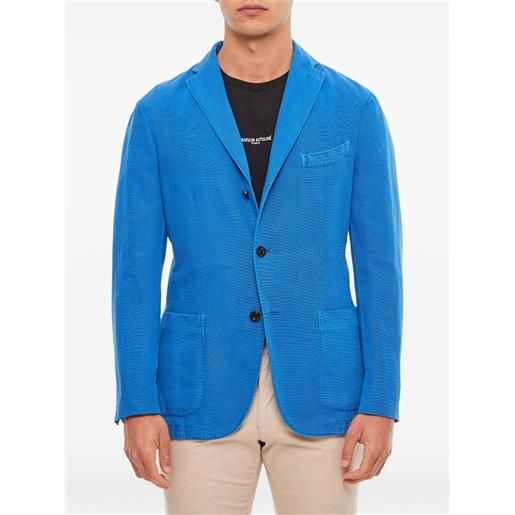 Boglioli blazer monopetto con revers classici - blu