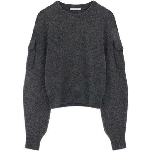 LEMAIRE maglione con tasche cargo - grigio