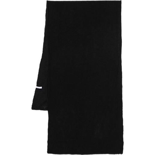 Botto Giuseppe sciarpa in misto cashmere - nero