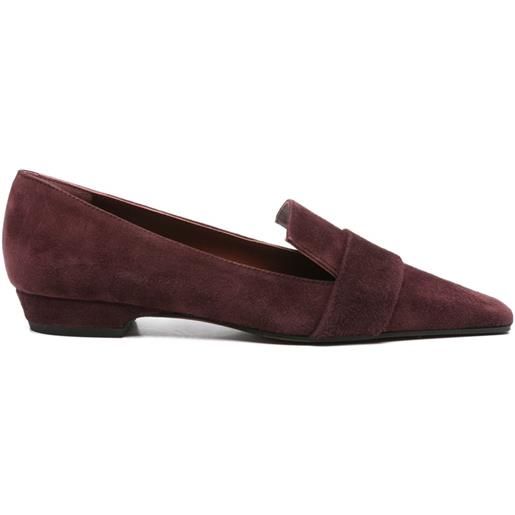 Roberto Festa mocassini con punta quadrata - rosso