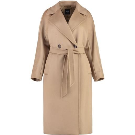 Weekend Max Mara cappotto con cintura - toni neutri