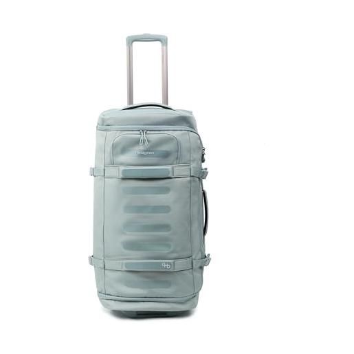 Hedgren compact duffle with wheels 75 cm rfid grey - green