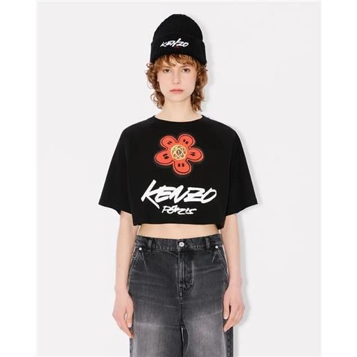 Kenzo t-shirt Kenzo paris cropped "futura boxy" donna