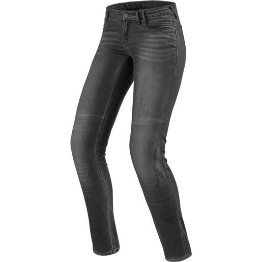 Revit jeans da motociclista donna Revit westwood sf grigio saldi dimensione: 24, 24