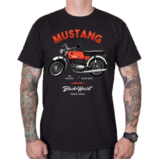 Black Heart camicia da uomo Black Heart mustang, 2xl