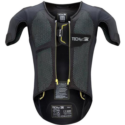 Alpinestars tech-air® race vest fodera airbag nera e gialla saldi, 2xl