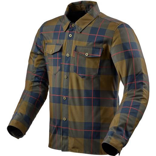 Revit camicia da moto Revit bison 2 h2o marrone, l