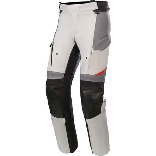 Alpinestars pantaloni moto Alpinestars andes drystar nero-grigio-bianco, l