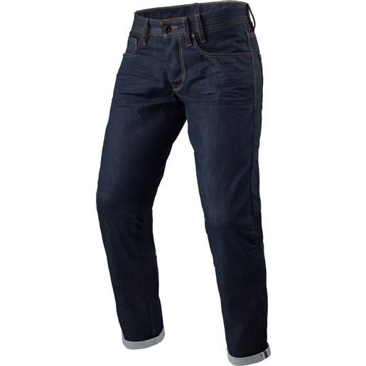 Revit jeans da moto Revit lewis selvedge tf blu scuro dimensione: 33, 33