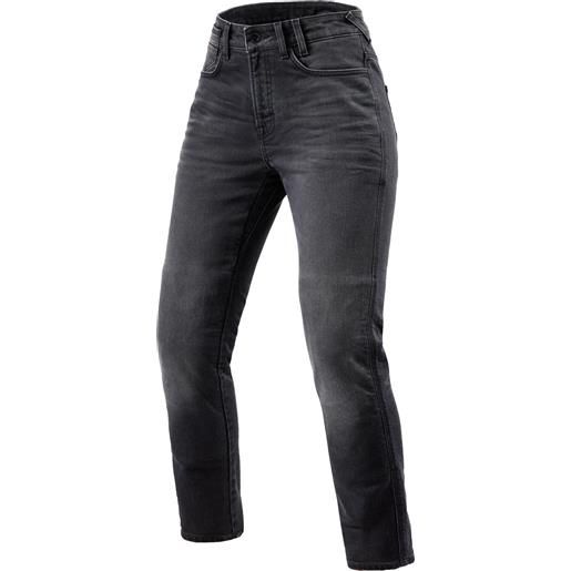 Revit jeans da motociclista Revit victoria 2 sf grigio donna, w28/l30