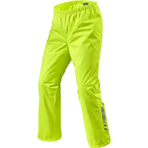Revit pantaloni antipioggia da moto Revit acid 4 h2o giallo fluo, xs