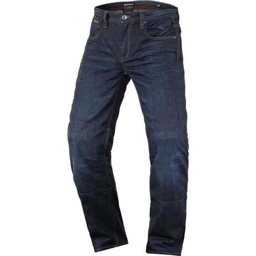 SCOTT denim jeans da moto elasticizzati blu, xl