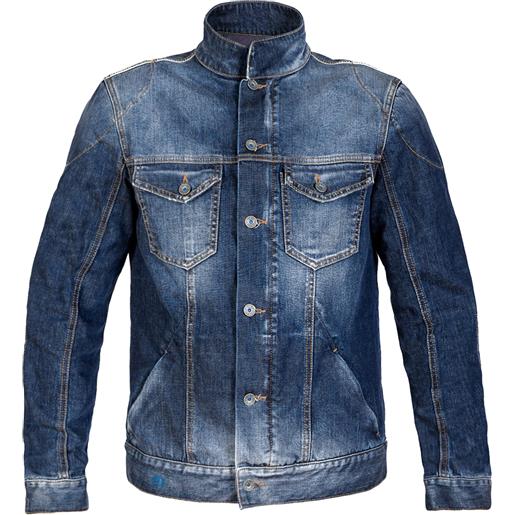 PMJ giacca da moto PMJ west blu, m